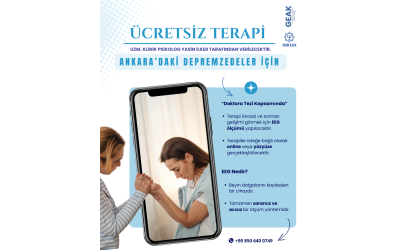 DEPREMZEDELER İÇİN ÜCRETSİZ TERAPİ DESTEĞİ
