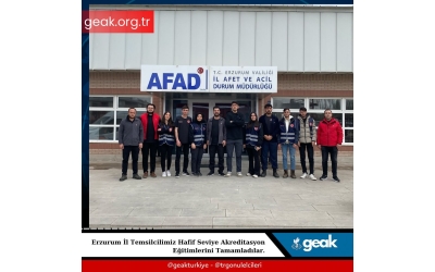 Erzurum İl Temsilciliği - Akreditasyon Hazırlık