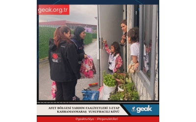 Gönül Elçileri - Afet Bölgeleri