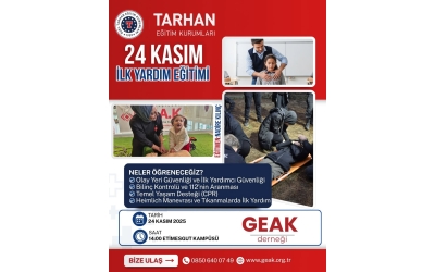 24 Kasım Öğretmenler Günü’ne Özel İlk Yardım Eğitimi