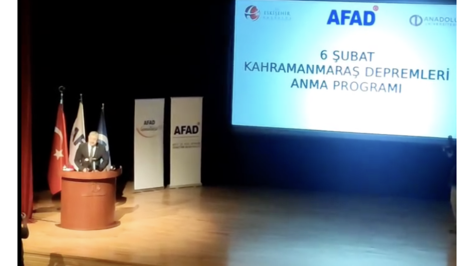 Eskişehir’de 6 Şubat Anma Programı ve Peç Töreni