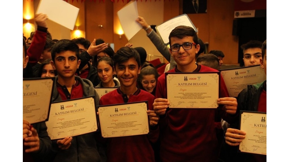 "Temel Afet Eğitimi" Sertifika Töreni