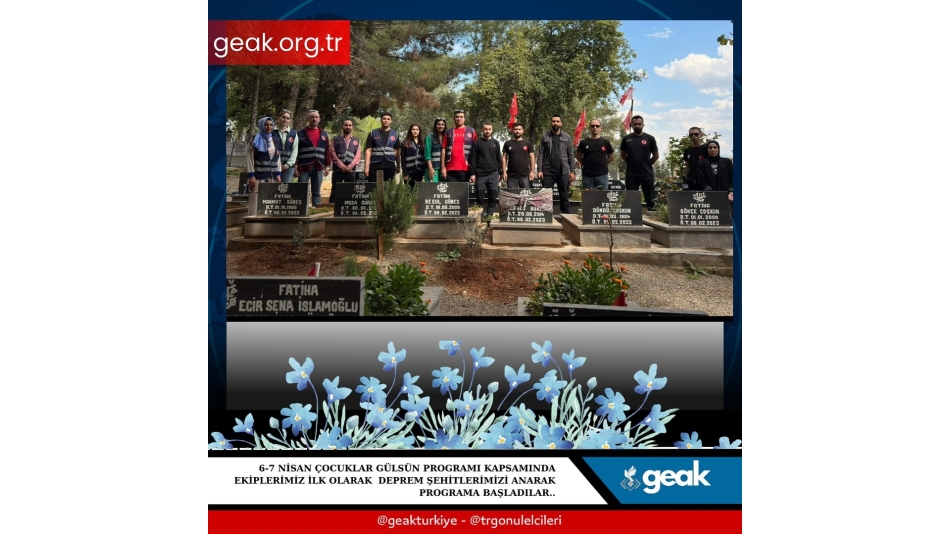 Deprem Şehitleri Anma Programı