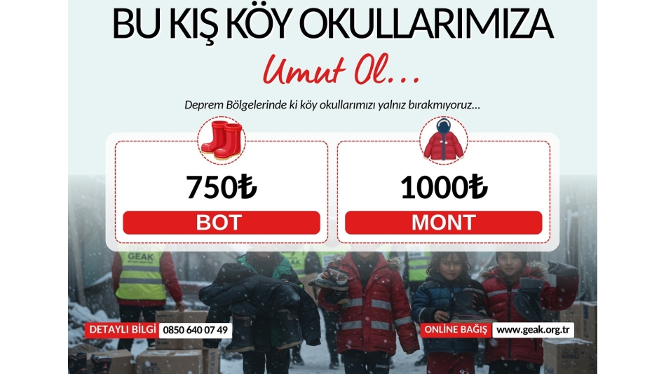 DUYURU – KIŞ YARDIM KAMPANYASI