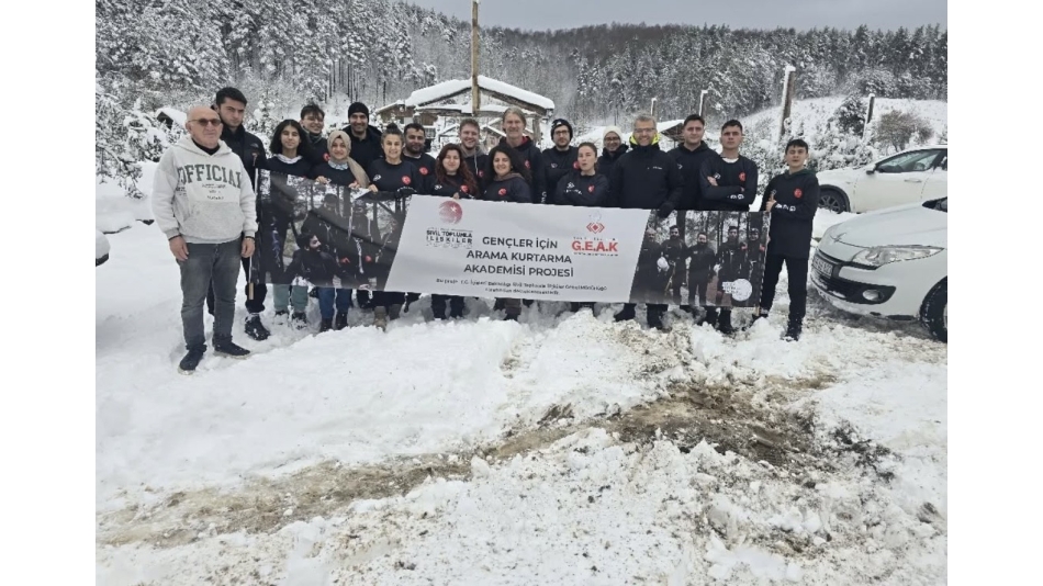 “GENÇLER İÇİN ARAMA KURTARMA AKADEMİSİ” başlıyor.
