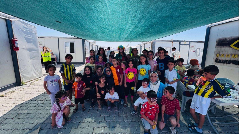 Yeşilyurt Konteyner Kent’te Çocuklara Moral ve Destek Etkinliği