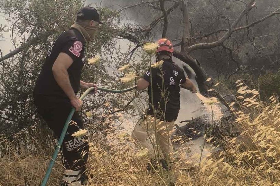 İzmir Yangın Görevine Katılım Sağladık
